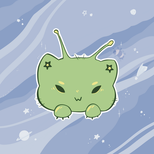 Alien Cat Sticker *HOLOGRAPHIC*