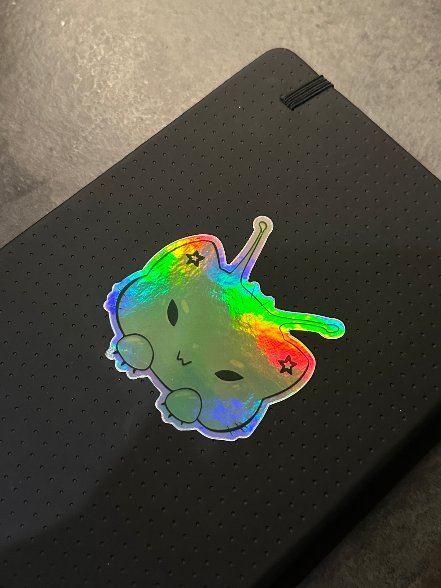 Alien Cat Sticker *HOLOGRAPHIC*